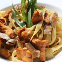 Tagliatelle mit Pfifferlingen