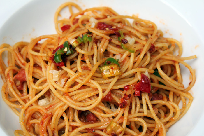 Spaghetti „all` amatriciana Art“