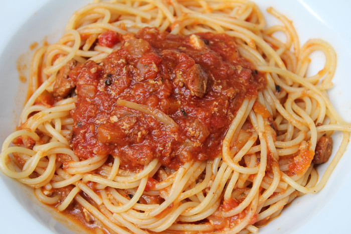Spaghetti Bolognese vegan